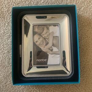 Nambe Braid 4x6 Picture Frame